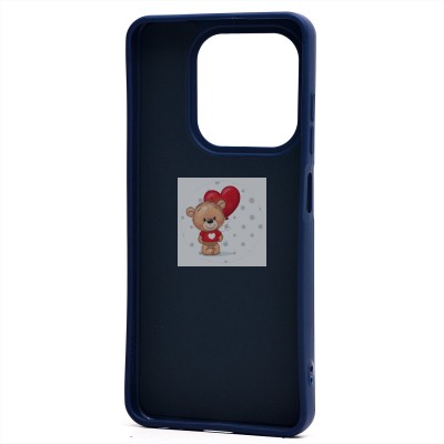 Чехол-накладка для Tecno Spark 20C (овечка) (темно-синий) - SC335