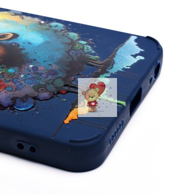 Чехол-накладка для Tecno Spark 20C (овечка) (темно-синий) - SC335