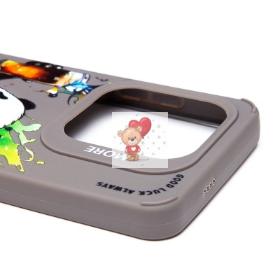 Чехол-накладка для Tecno Spark 20C (панда) (серый) - SC335