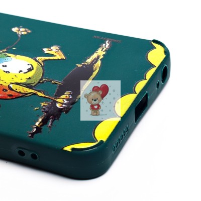 Чехол-накладка для Tecno Spark 20C (собака) (темно-зеленый) - SC335