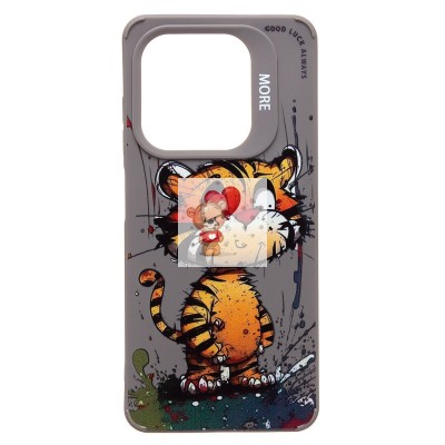 Чехол-накладка для Tecno Spark 20C (тигр) (серый) - SC335