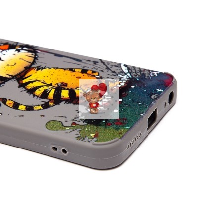 Чехол-накладка для Tecno Spark 20C (тигр) (серый) - SC335