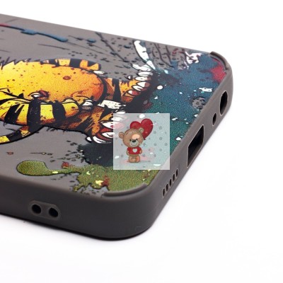 Чехол-накладка для Tecno Spark GO 2022 (тигр) (серый) - SC335
