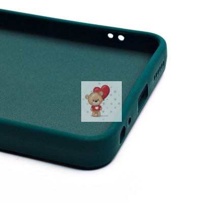 Чехол-накладка для Tecno Spark GO 2023 (медведь) (темно-зеленый) - SC335