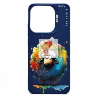 Чехол-накладка для Tecno Spark GO 2023 (овечка) (темно-синий) - SC335