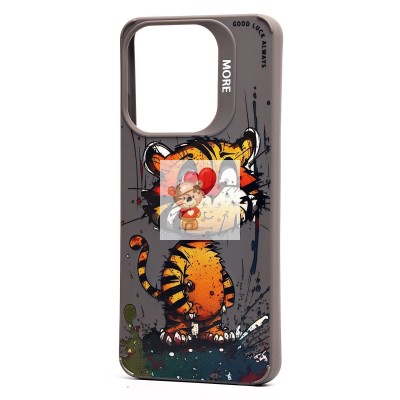 Чехол-накладка для Tecno Spark GO 2023 (тигр) (серый) - SC335