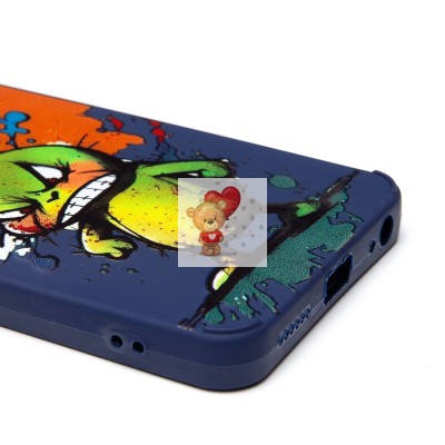 Чехол-накладка для Tecno Spark Go 2024 (заяц) (темно-синий) - SC335