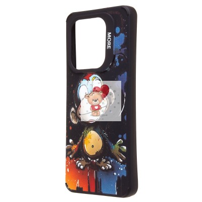 Чехол-накладка для Tecno Spark Go 2024 (обезьяна) (черный) - SC335 Чехол-накладка для Tecno Spark Go 2024 (обезьяна) (черный) - SC335