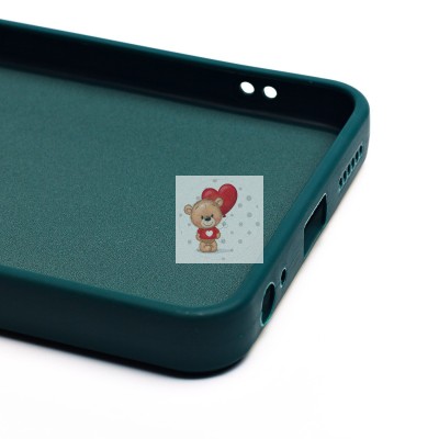 Чехол-накладка для Tecno Spark GO 2024 (собака) (темно-зеленый) - SC335