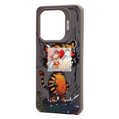 Чехол-накладка для Tecno Spark GO 2024 (тигр) (серый) - SC335