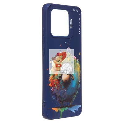 Чехол-накладка для Xiaomi Redmi 10C (овечка) (темно-синий) - SC335 Чехол-накладка для Xiaomi Redmi 10C (овечка) (темно-синий) - SC335