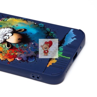 Чехол-накладка для Xiaomi Redmi 10C (овечка) (темно-синий) - SC335 Чехол-накладка для Xiaomi Redmi 10C (овечка) (темно-синий) - SC335