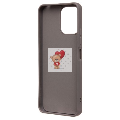 Чехол-накладка для Xiaomi Redmi 12 (панда) (серый) - SC335