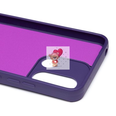 Чехол-накладка для Xiaomi Redmi 12C (кот) (фиолетовый) - SC335