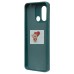 Чехол-накладка для Xiaomi Redmi 12C (медведь) (темно-зеленый) - SC335
