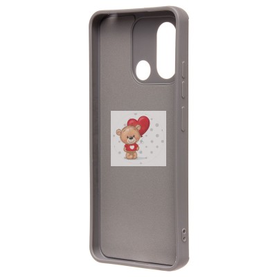 Чехол-накладка для Xiaomi Redmi 12C (панда) (серый) - SC335