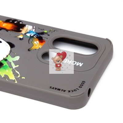 Чехол-накладка для Xiaomi Redmi 12C (панда) (серый) - SC335