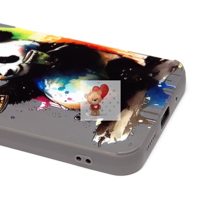 Чехол-накладка для Xiaomi Redmi 12C (панда) (серый) - SC335