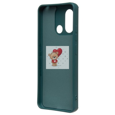 Чехол-накладка для Xiaomi Redmi 12C (собака) (темно-зеленый) - SC335