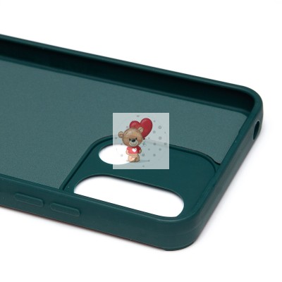 Чехол-накладка для Xiaomi Redmi 12C (собака) (темно-зеленый) - SC335