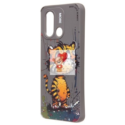 Чехол-накладка для Xiaomi Redmi 12C (тигр) (серый) - SC335 Чехол-накладка для Xiaomi Redmi 12C (тигр) (серый) - SC335