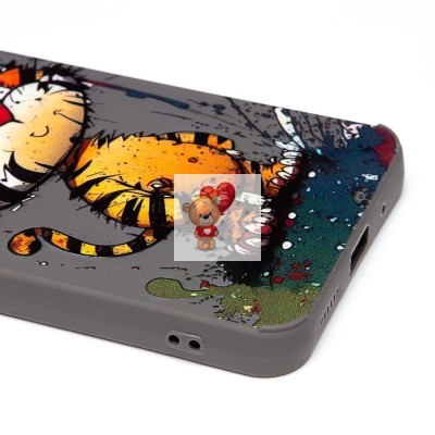 Чехол-накладка для Xiaomi Redmi 12C (тигр) (серый) - SC335 Чехол-накладка для Xiaomi Redmi 12C (тигр) (серый) - SC335