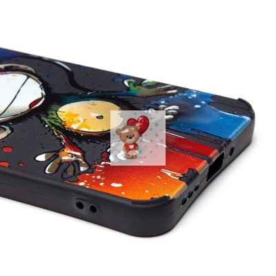 Чехол-накладка для Xiaomi Redmi 13C 4G (обезьяна) (черный) - SC335