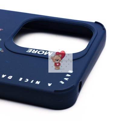 Чехол-накладка для Xiaomi Redmi 13C 4G (овечка) (темно-синий) - SC335