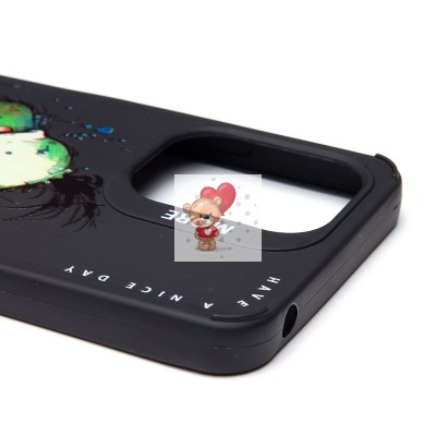 Чехол-накладка для Xiaomi Poco C65 (утка) (черный) - SC335 Чехол-накладка для Xiaomi Poco C65 (утка) (черный) - SC335