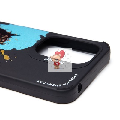 Чехол-накладка для Xiaomi Redmi 13C 4G (черный кот) (черный) - SC335