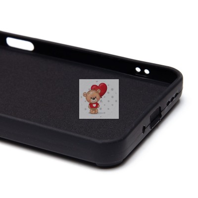 Чехол-накладка для Xiaomi Redmi 13C 4G (черный кот) (черный) - SC335