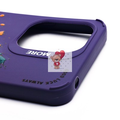 Чехол-накладка для #Xiaomi Redmi 13C 5G/Xiaomi Poco M6 5G (кот) (фиолетовый) - SC335