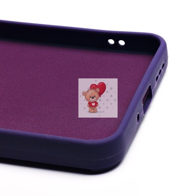 Чехол-накладка для #Xiaomi Redmi 13C 5G/Xiaomi Poco M6 5G (кот) (фиолетовый) - SC335