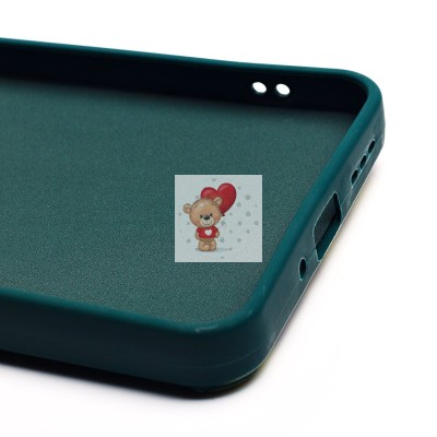 Чехол-накладка для Xiaomi Redmi 13C 5G (собака) (темно-зеленый) - SC335 Чехол-накладка для Xiaomi Redmi 13C 5G (собака) (темно-зеленый) - SC335