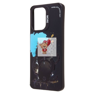 Чехол-накладка для Xiaomi Redmi 13C 5G (черный кот) (черный) - SC335 Чехол-накладка для Xiaomi Redmi 13C 5G (черный кот) (черный) - SC335