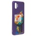 Чехол-накладка для Xiaomi Redmi 9A (кот) (фиолетовый) - SC335