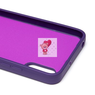 Чехол-накладка для Xiaomi Redmi 9A (кот) (фиолетовый) - SC335