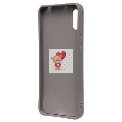 Чехол-накладка для Xiaomi Redmi 9A (панда) (серый) - SC335