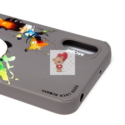 Чехол-накладка для Xiaomi Redmi 9A (панда) (серый) - SC335