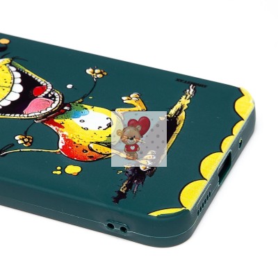 Чехол-накладка для Xiaomi Redmi 9A (собака) (темно-зеленый) - SC335