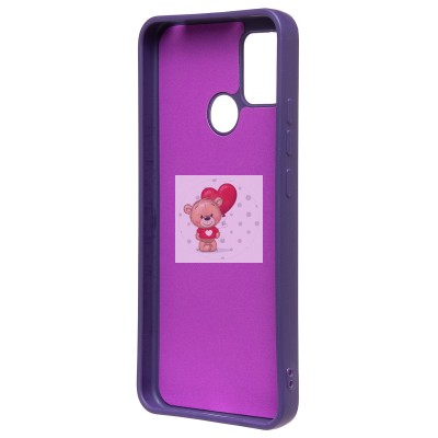 Чехол-накладка для Xiaomi Redmi 9C (кот) (фиолетовый) - SC335
