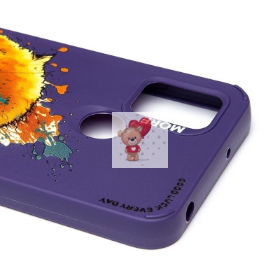 Чехол-накладка для Xiaomi Redmi 9C (кот) (фиолетовый) - SC335