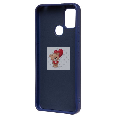 Чехол-накладка для Xiaomi Redmi 9C (овечка) (темно-синий) - SC335