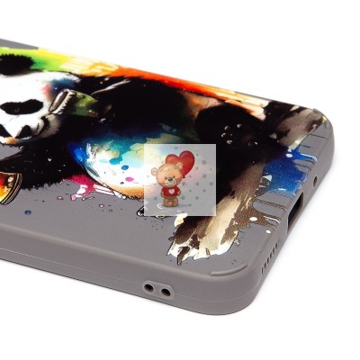 Чехол-накладка для Xiaomi Redmi 9C (панда) (серый) - SC335