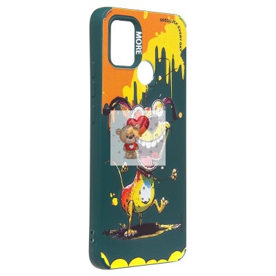 Чехол-накладка для Xiaomi Redmi 9C (собака) (темно-зеленый) - SC335