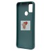 Чехол-накладка для Xiaomi Redmi 9C (собака) (темно-зеленый) - SC335