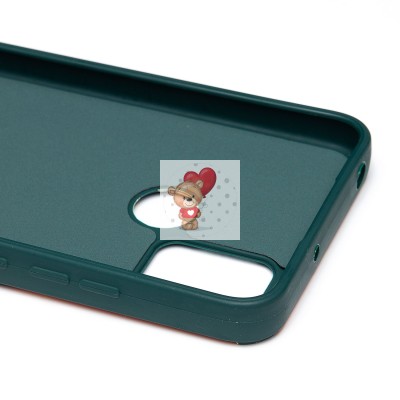 Чехол-накладка для Xiaomi Redmi 9C (собака) (темно-зеленый) - SC335