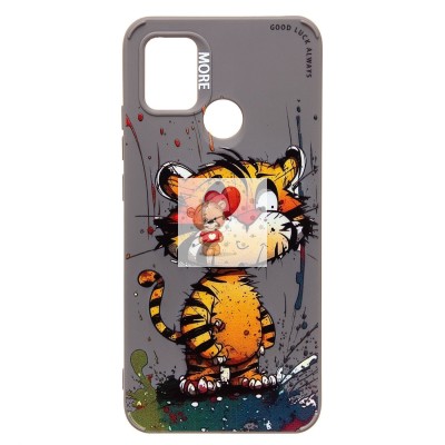 Чехол-накладка для Xiaomi Redmi 9C (тигр) (серый) - SC335