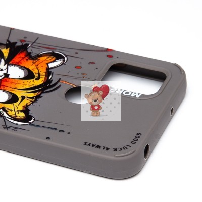 Чехол-накладка для Xiaomi Redmi 9C (тигр) (серый) - SC335