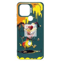 Чехол-накладка для Xiaomi Redmi A1+ (собака) (темно-зеленый) - SC335